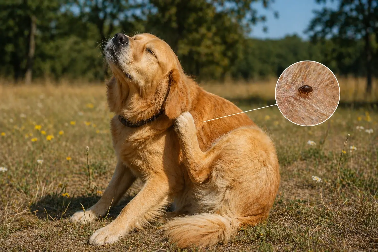 Com saber si el teu gos té puces o paparres